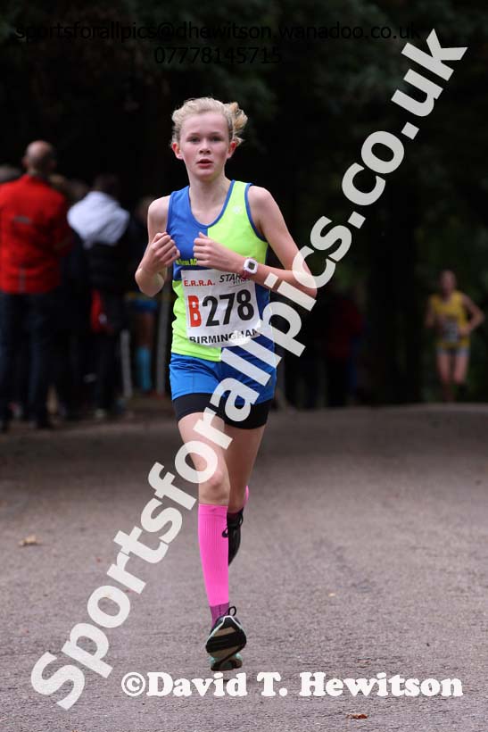 Girls under-15s ERRA Road Relays, Sutton Coldifield, Birmingham. Photo: David T. Hewitson/Sports for All Pics